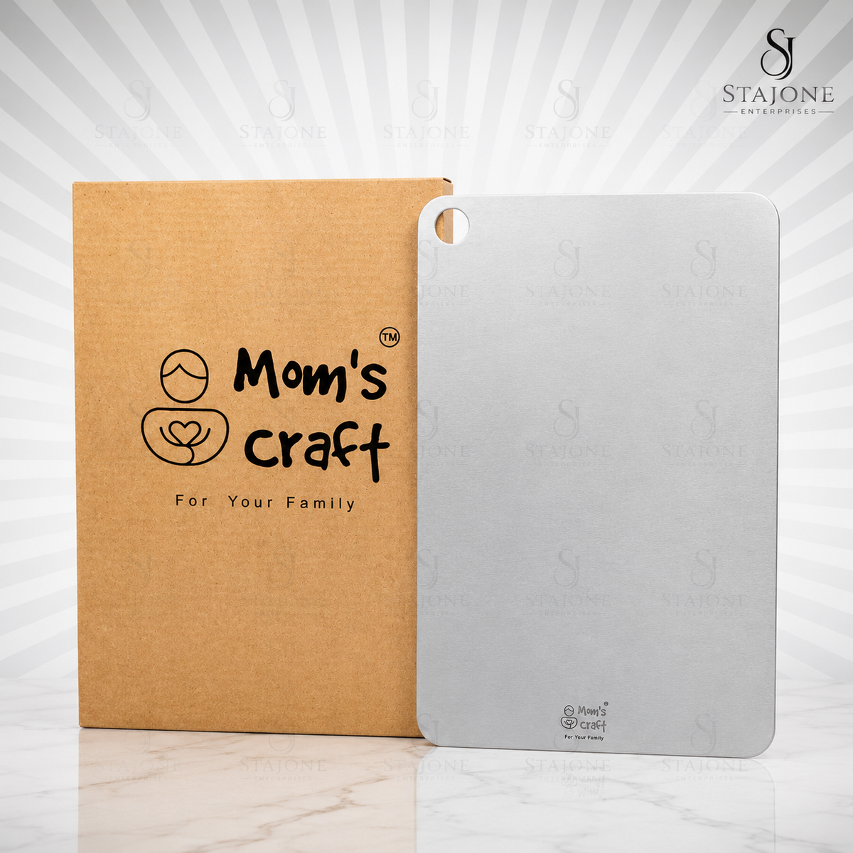 Stainless Steel Cutting Board | Double Sided | Hygienic & Durable Kitchen Board | 10 Years Warranty