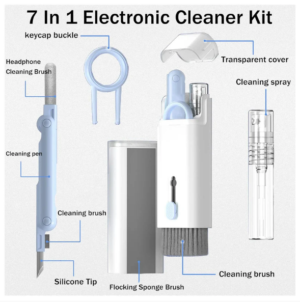 7-in-1 Multifunctional Keyboard & Earbuds Cleaning Kit